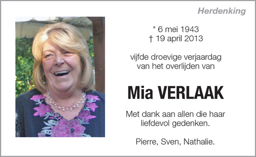 Mia Verlaak