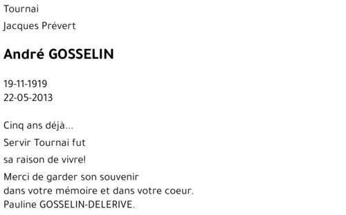 André GOSSELIN