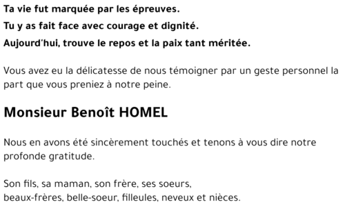 Benoît HOMEL