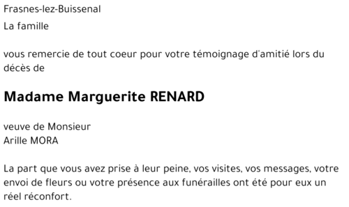 Marguerite RENARD