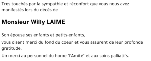 Willy LAIME