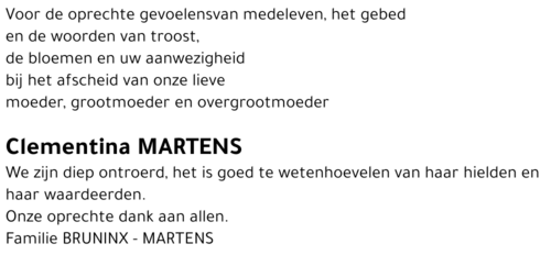 Clementina MARTENS