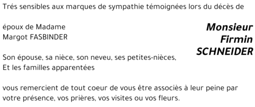 Firmin SCHNEIDER