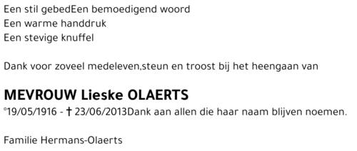 Lieske OLAERTS