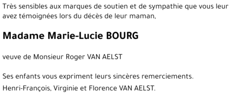Marie-Lucie BOURG