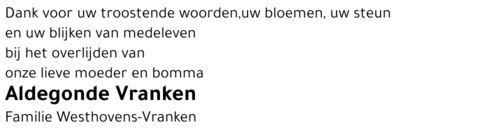 Aldegonde Vranken