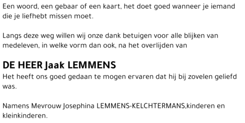Jaak Lemmens