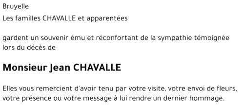 Jean CHAVALLE