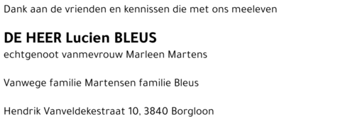 Lucien BLEUS