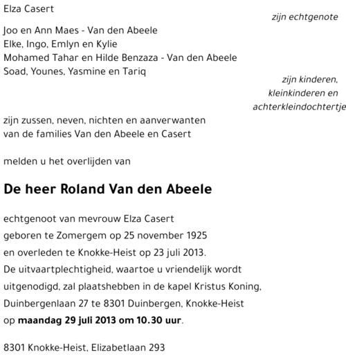 Roland Van den Abeele