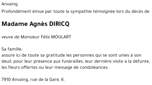 Agnès DIRICQ