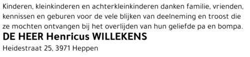 Henricus Willekens