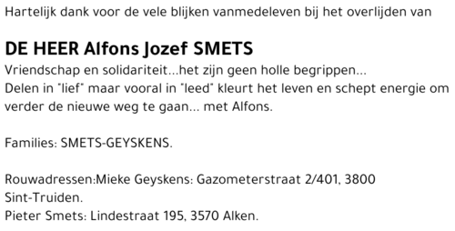 Alfons Jozef Smets