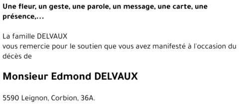 Edmond DELVAUX