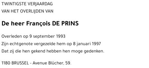 François DE PRINS