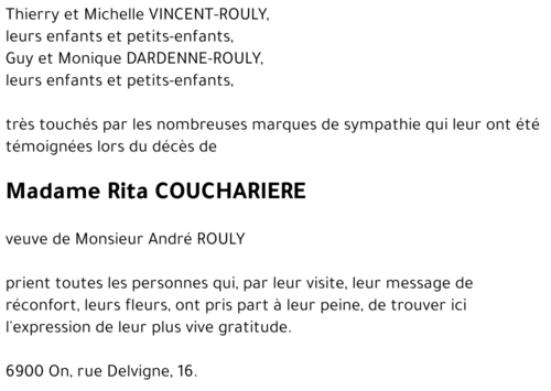 Marcelle COUCHARIERE