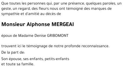 Alphonse MERGEAI
