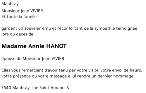 Annie HANOT