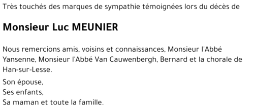 Luc MEUNIER
