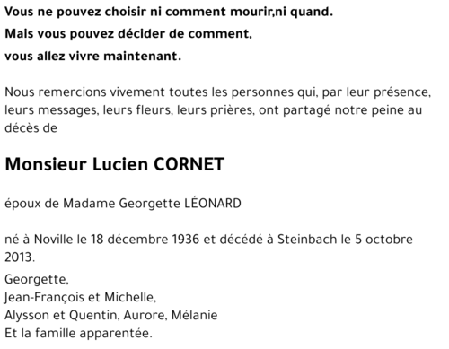 Lucien Cornet