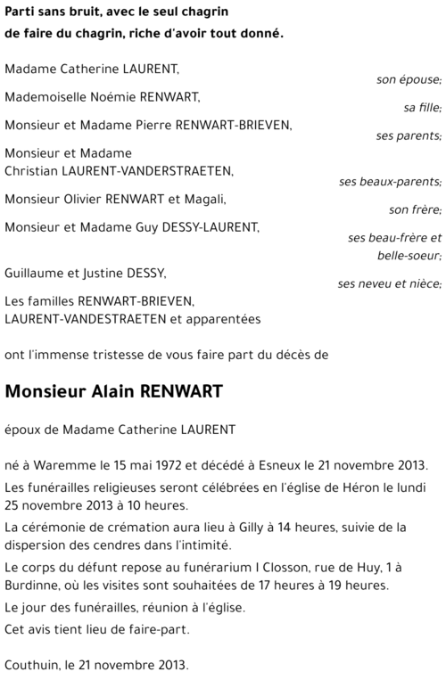Alain RENWART