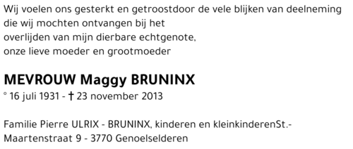 Maggy BRUNINX