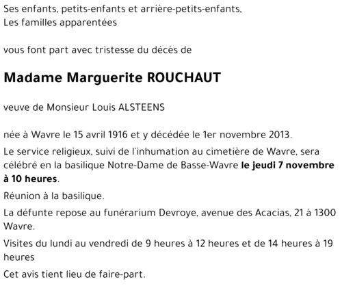 Marguerite Rouchaut