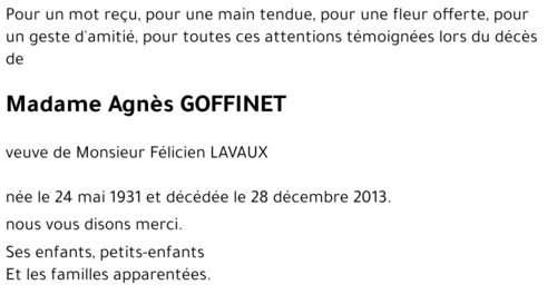 Agnès GOFFINET