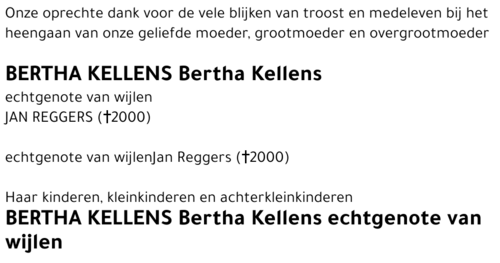 Bertha Kellens