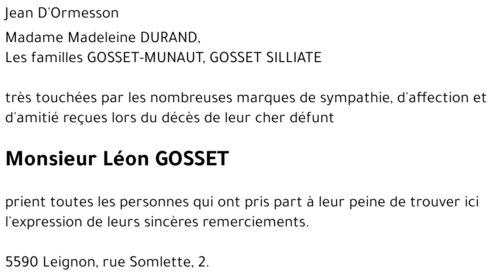 Léon GOSSET