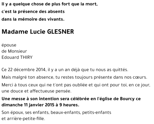 Lucie GLESNER