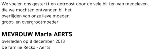 Maria AERTS