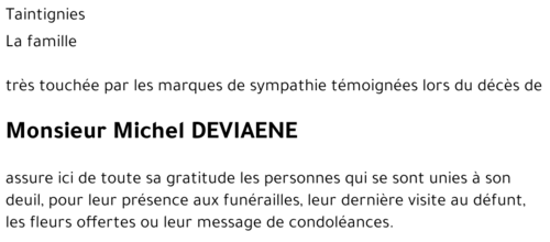 Michel DEVIAENE