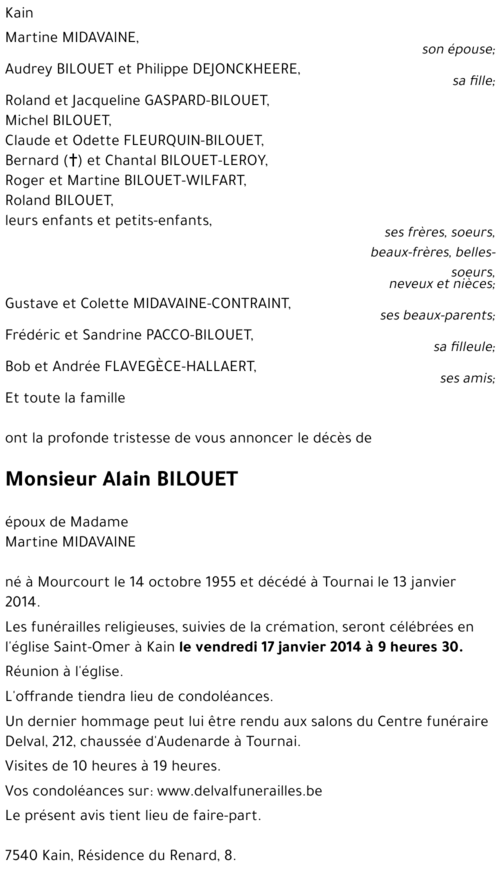 Alain BILOUET