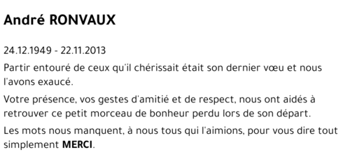 André RONVAUX
