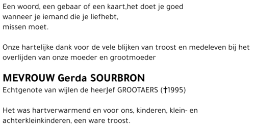 Gerda SOURBRON