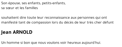 Jean ARNOLD