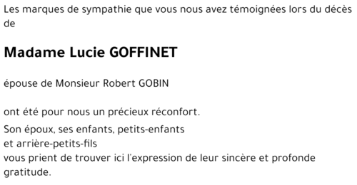 Lucie GOFFINET