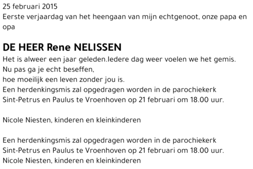 Rene Nelissen