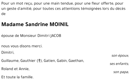Sandrine MOINIL