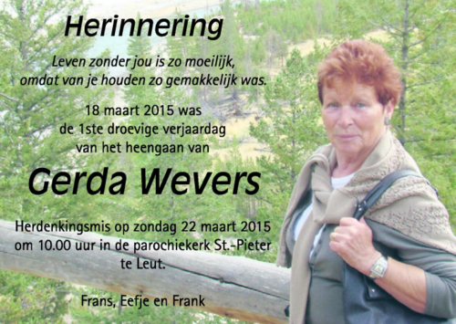 Gerda Wevers