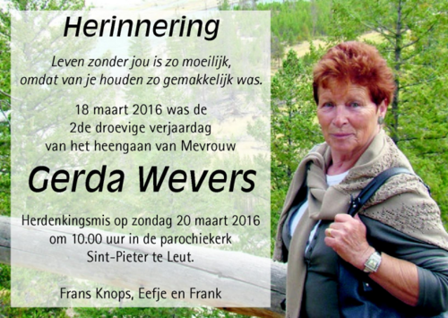 Gerda Wevers