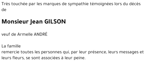 Jean GILSON
