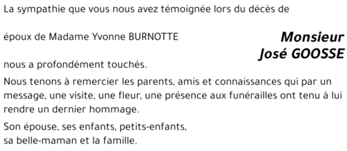 José GOOSSE