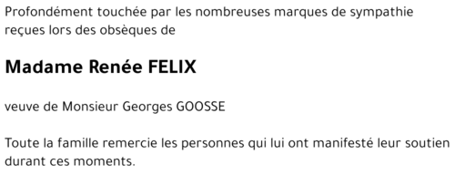 Renée FELIX