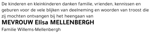 Elisa MELLENBERGH