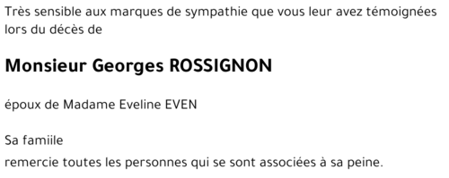 Georges ROSSIGNON