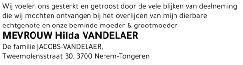 Hilda Vandelaer