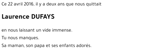 Laurence DUFAYS