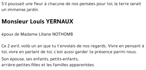 Louis YERNAUX